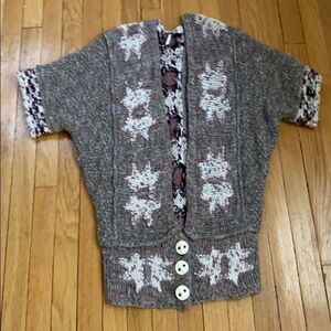 Oversized Free people sweater size XS EUC